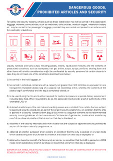 Dangerous Goods