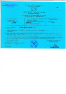 LX-TWO Certificate of Registration