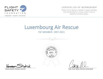 LAR Flight Safety Foundation 1997 2021